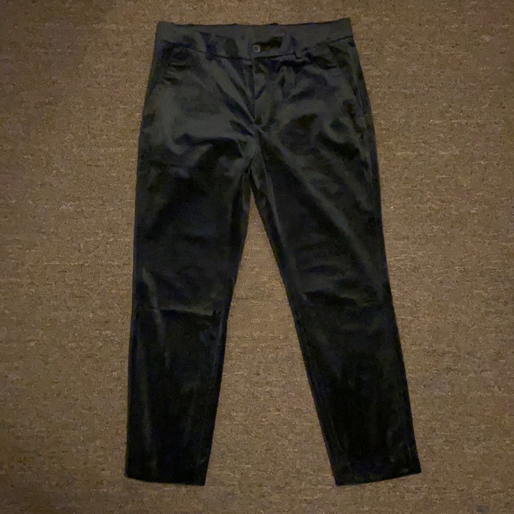 Brand new. H&M black velour pants for Men.